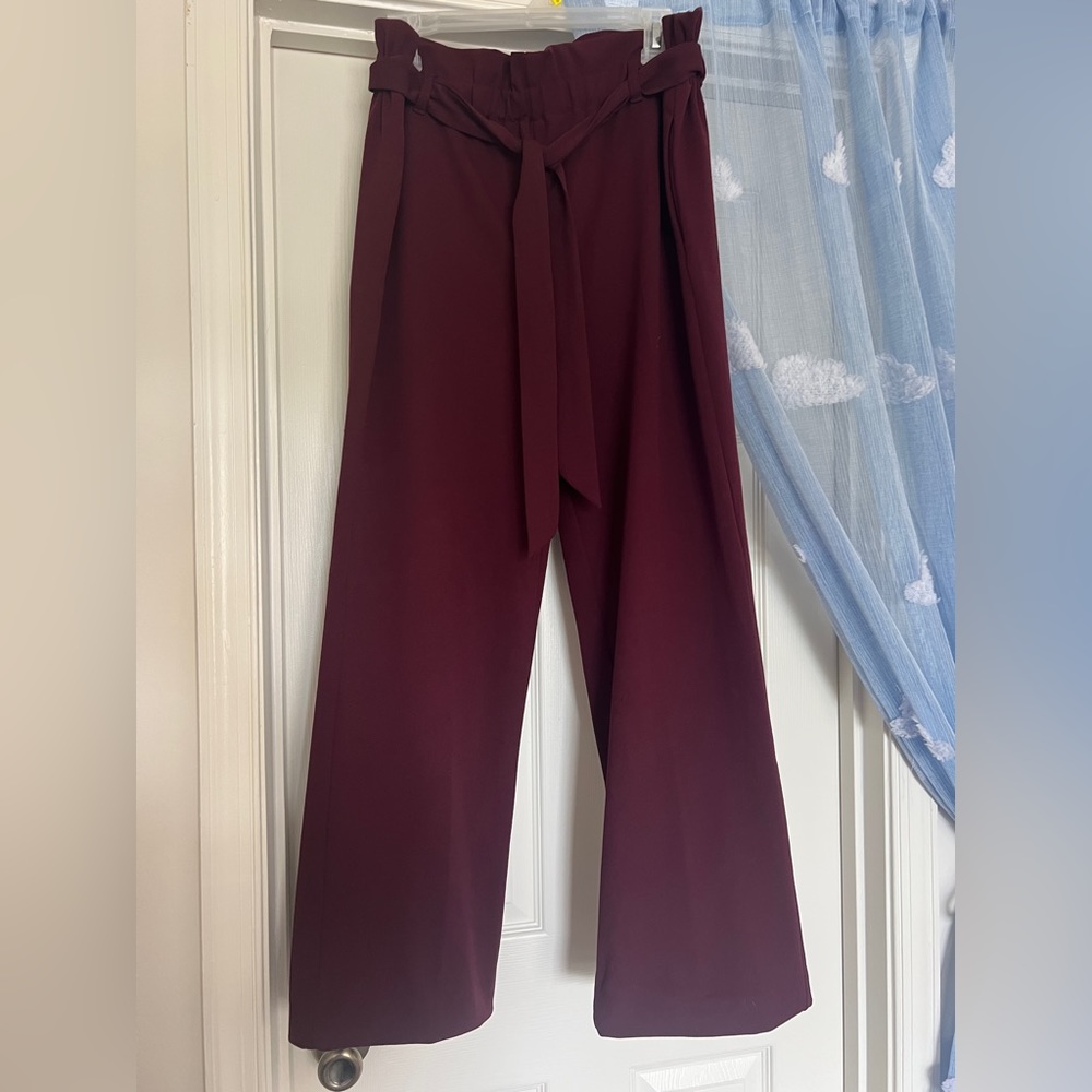 BBJ Los Angeles Tie Paper Bag Pants